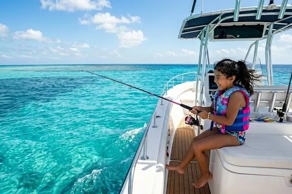 Pescando con los pequeños de la casa