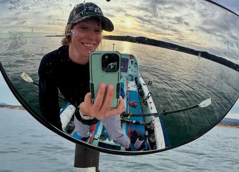 Kelsey Pfendler: La remera que conquistó el Océano Pacífico en solitario